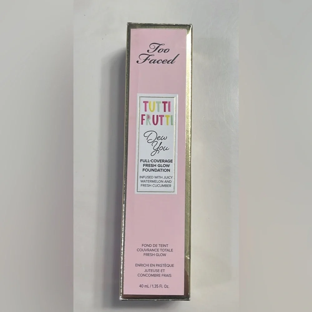 Too Faced Dew You Foundation in shade Butterscotch NIB - Picture 3 of 4